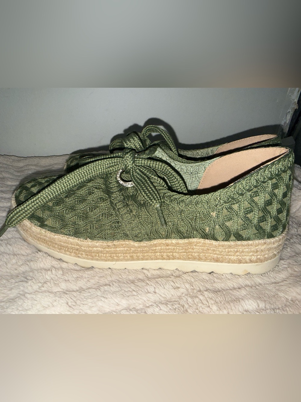 Love Rio Alisha Crochet Sneakers - Olive - Picture 4 of 6
